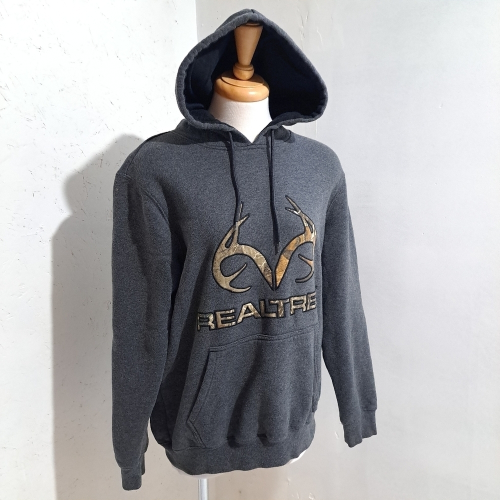 Realtree | Grey logo women's pullover hoodie